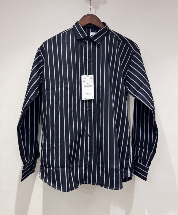 Classic Vertical Stripe Shirt