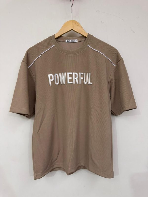 Powerful Statement Ribbed Tee