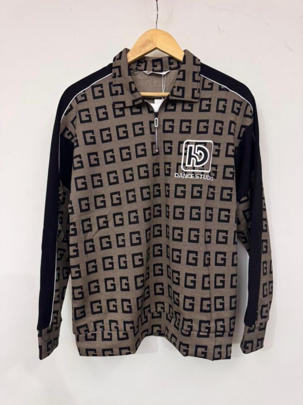 Monogram Zip Polo Jacket (Dance Studio)